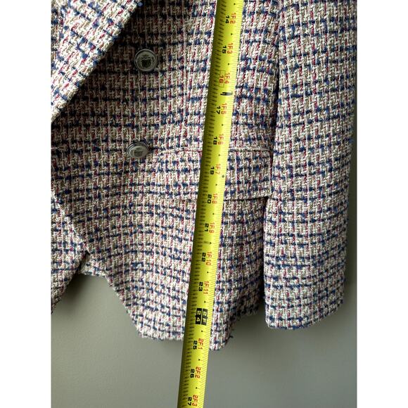 $798 Veronica Beard Taja Dickey Jacket cotton-blend tweed blazer Size 10 NEW - Picture 6 of 12